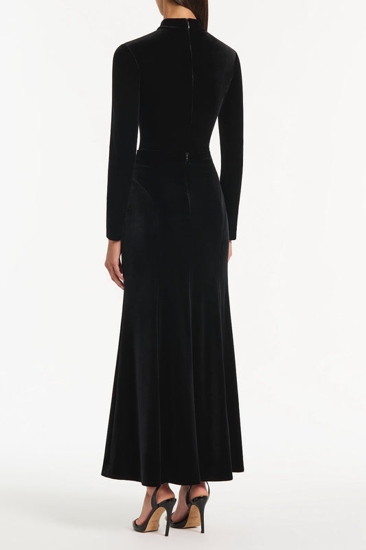 Carla Zampatti Velvet Bodysuit (Black)