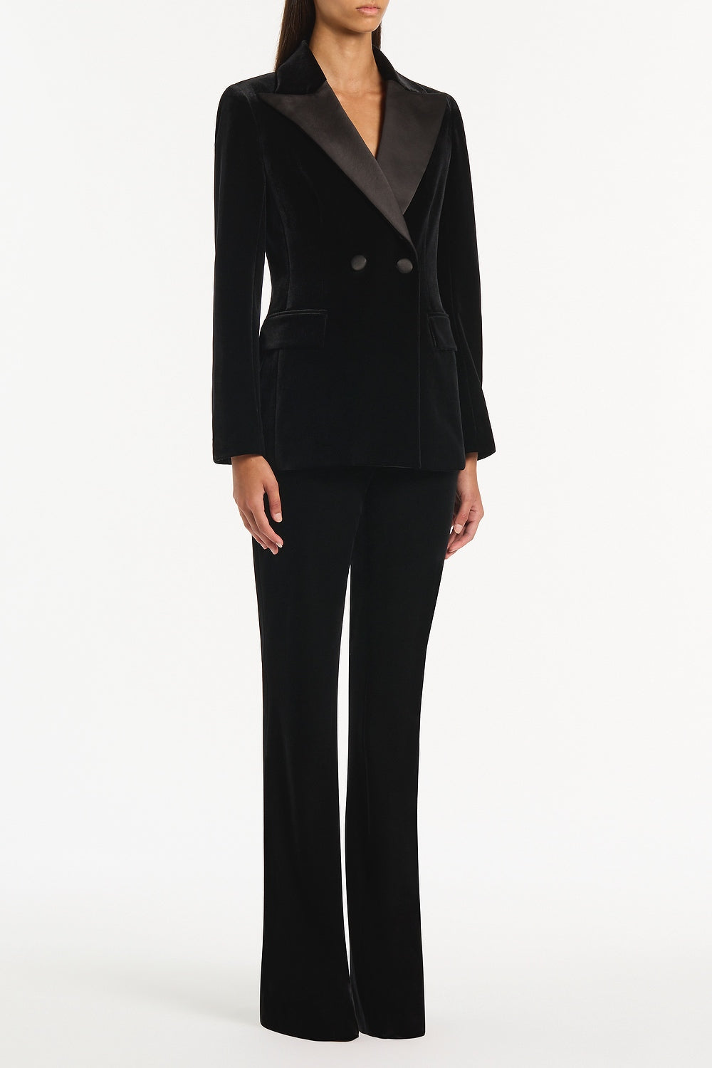 Carla Zampatti Velvet Pant (Black)