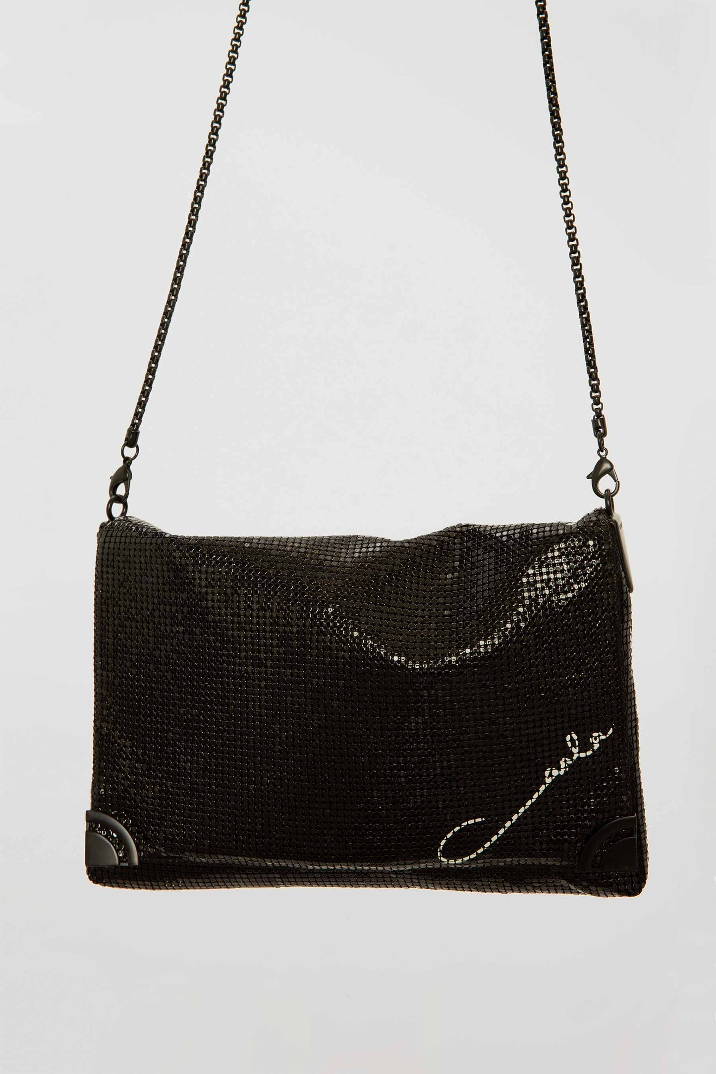 Zampatti White On Carla Signature Bag (Black)