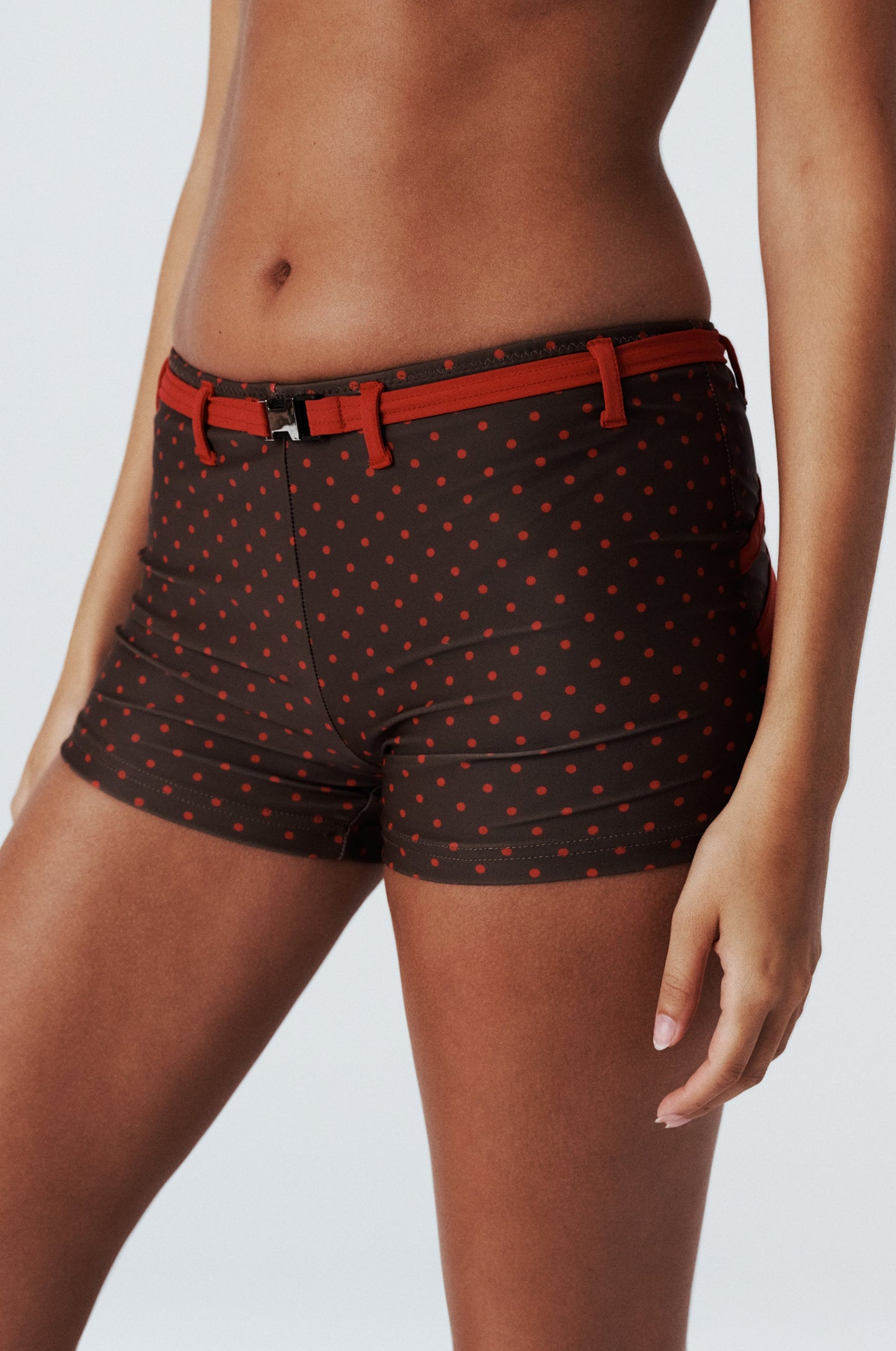 Blake Swim Shorts (Red Polka Dot)