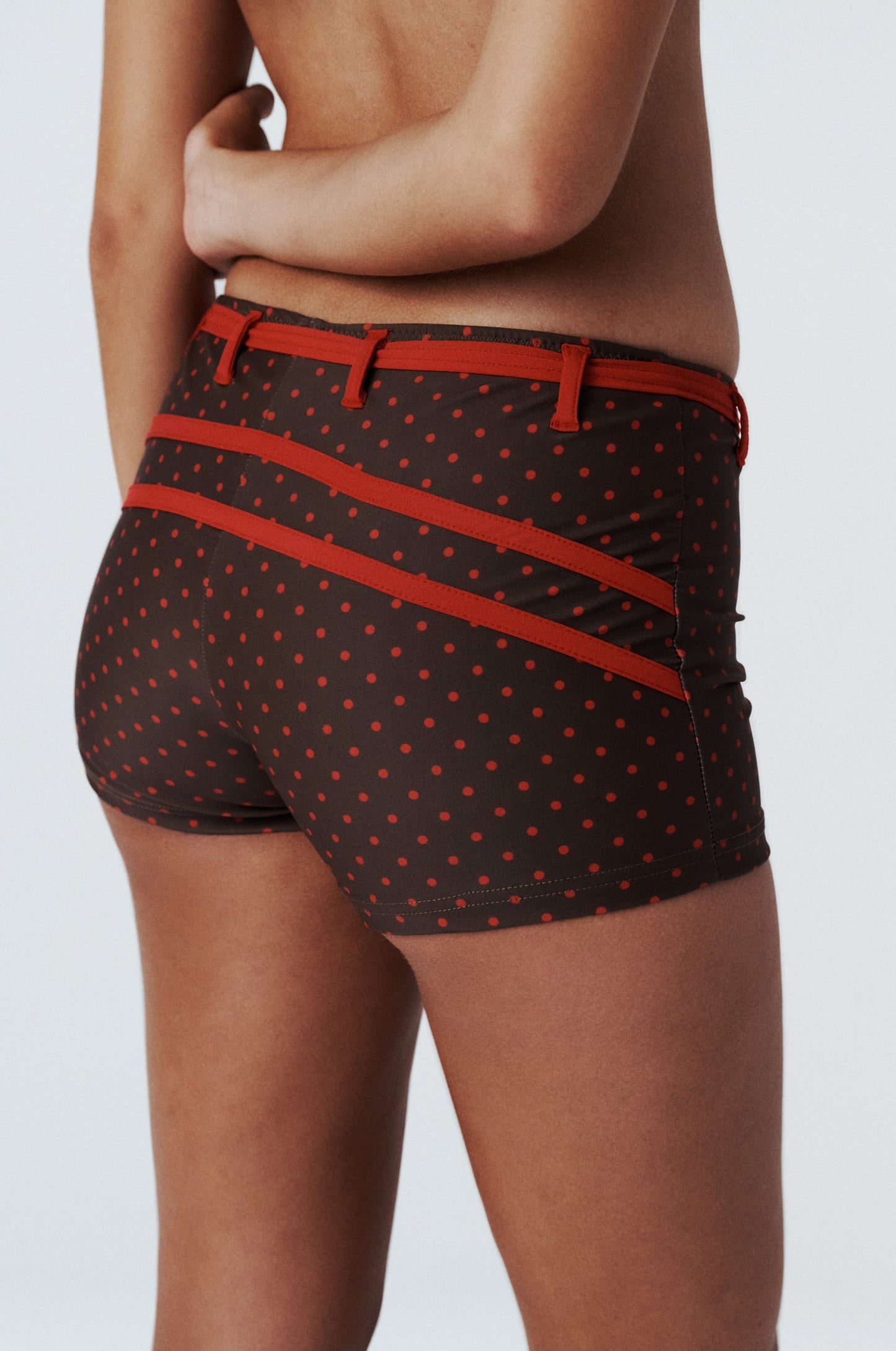Blake Swim Shorts (Red Polka Dot)