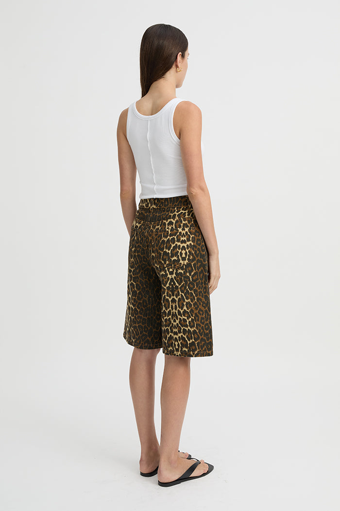 Blanca Studio Velo Shorts (Leopard)