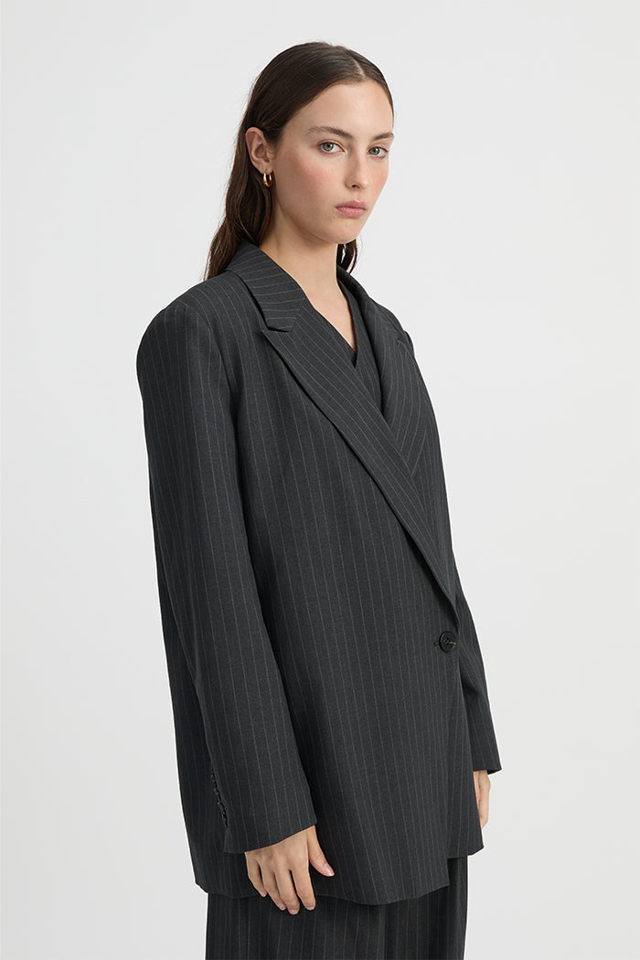 Blanca Studio Marina Blazer (Charcoal)