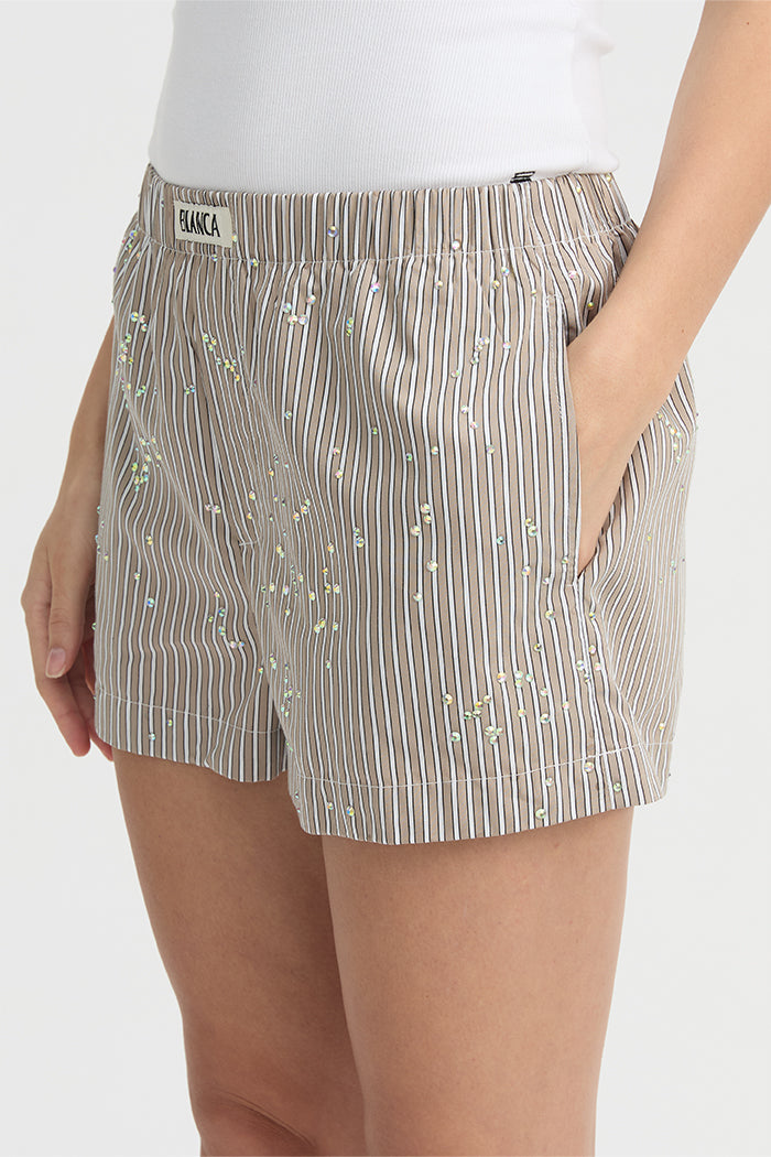Blanca Studio Piper Shorts (Taupe)