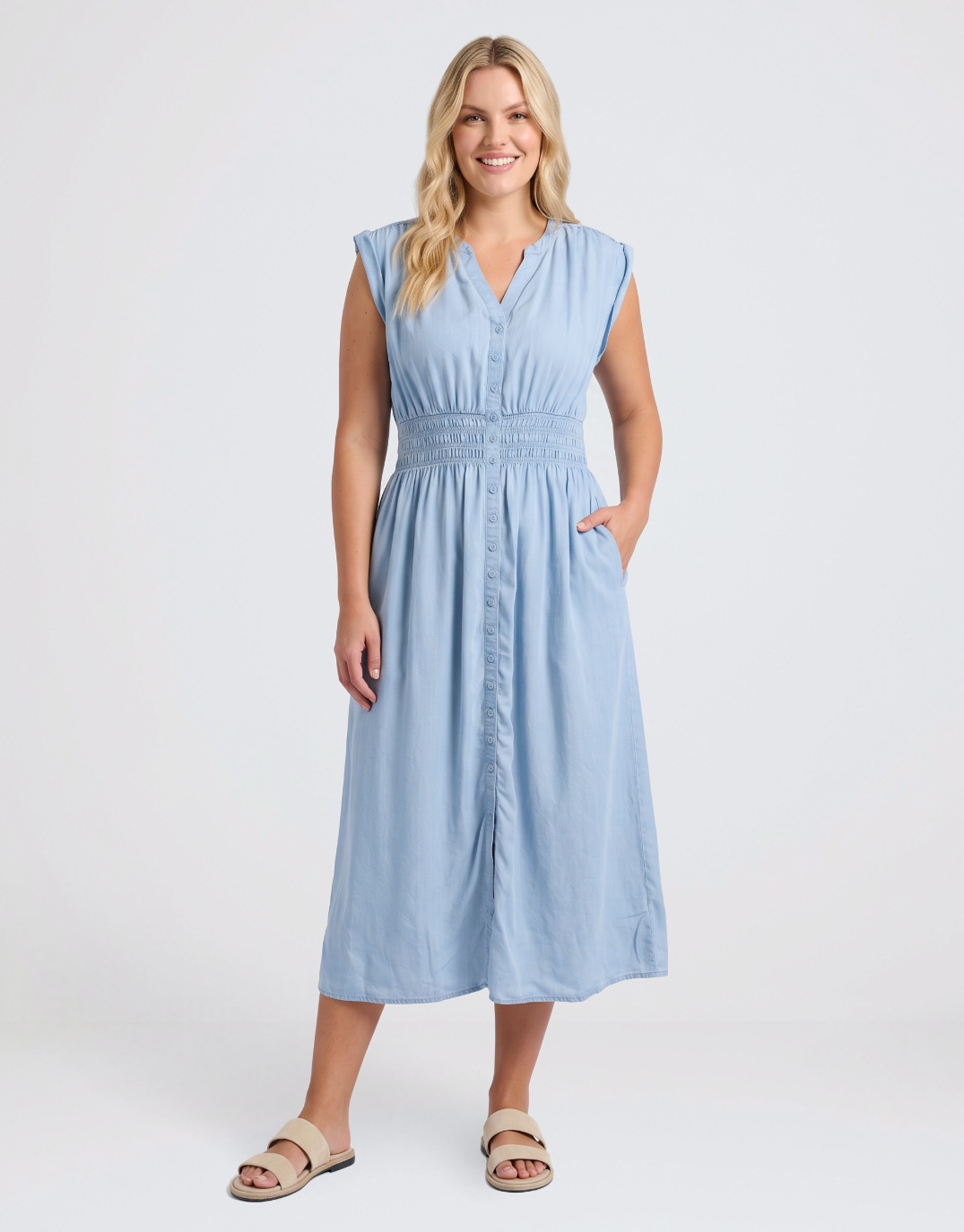 Foxwood Bleu Dress (Blue)