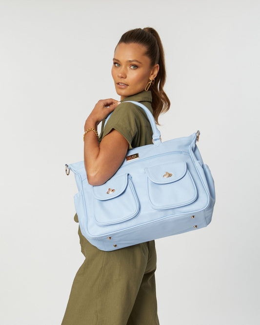 Image of Bags. Productname: Colette Blue Baby Travel Bag in Blue colour by brand - Colette