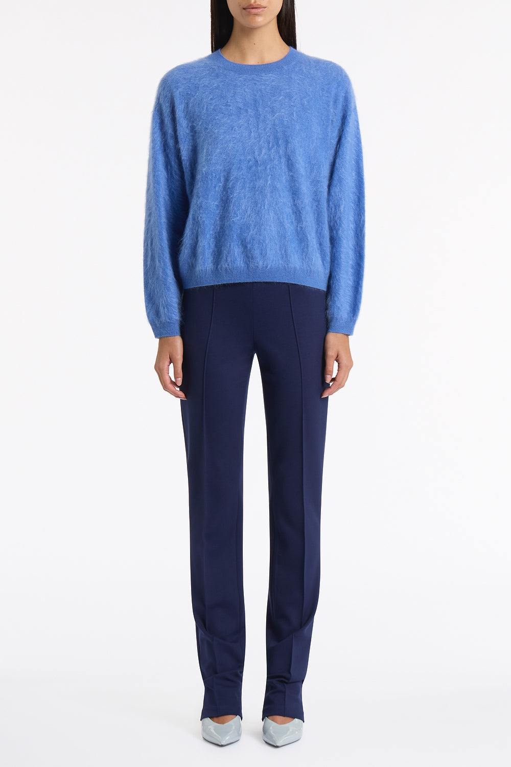 Carla Zampatti Bluebell Cashmere Sweater (Blue)