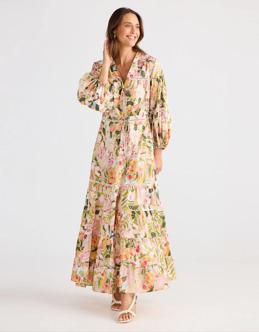 Image of Dresses. Productname: Gertie Dress - in Zoes Garden colour by brand - Brave + True