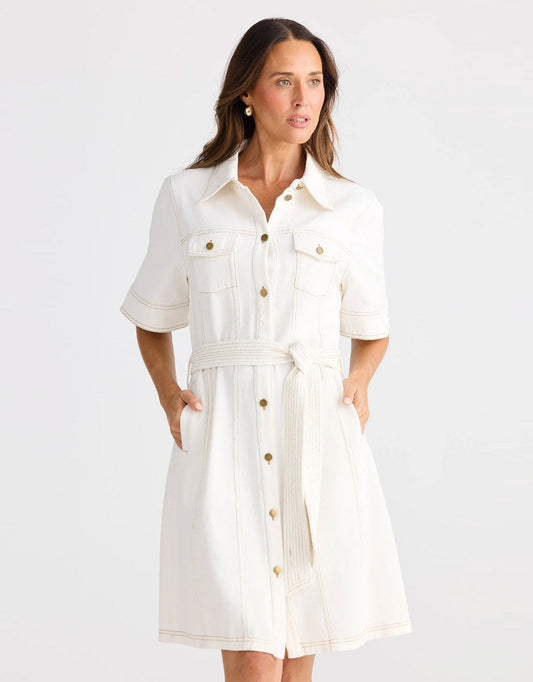 Leroy Dress - (Milk)