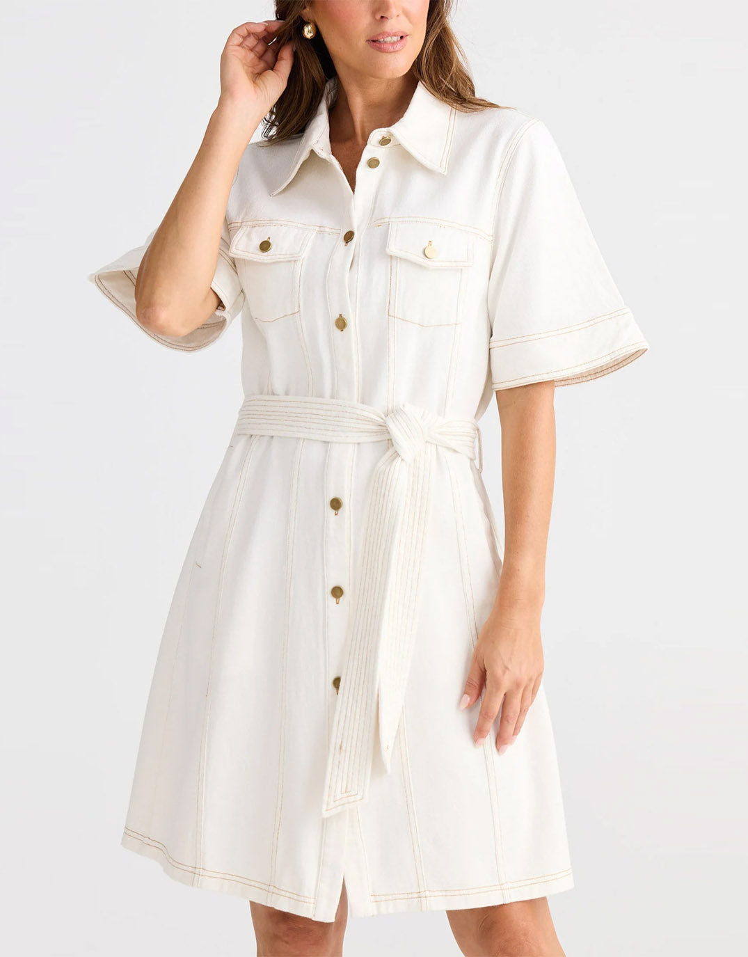 Brave + True Leroy Dress (Milk)