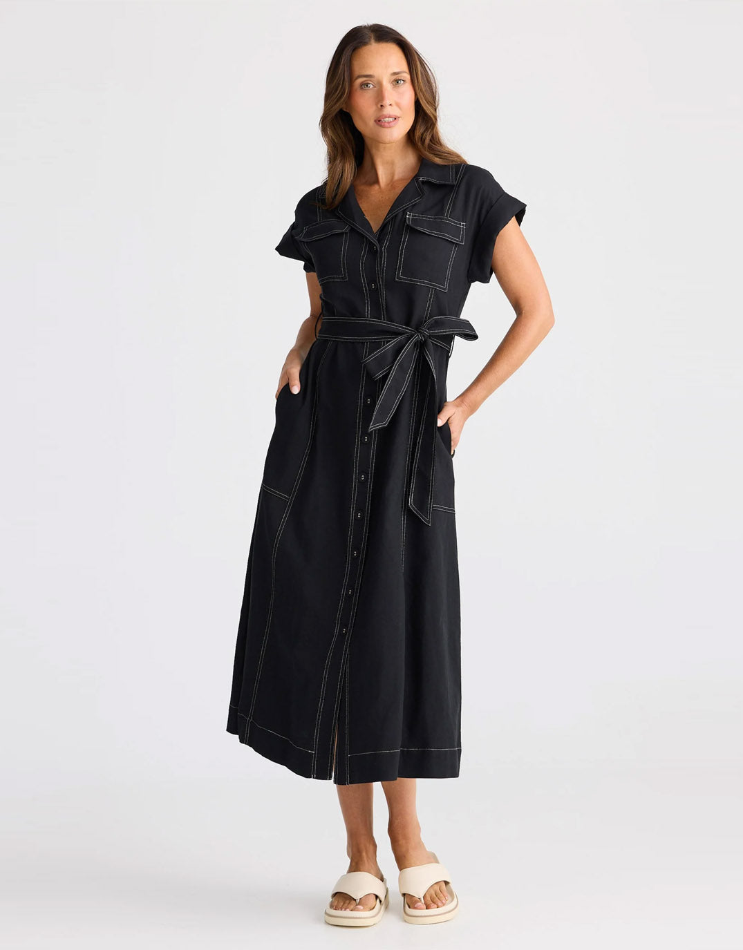 Brave + True Portia Dress (Black)