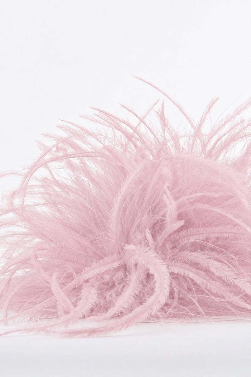 Carla Zampatti Floss Feather Brooch (Pink)