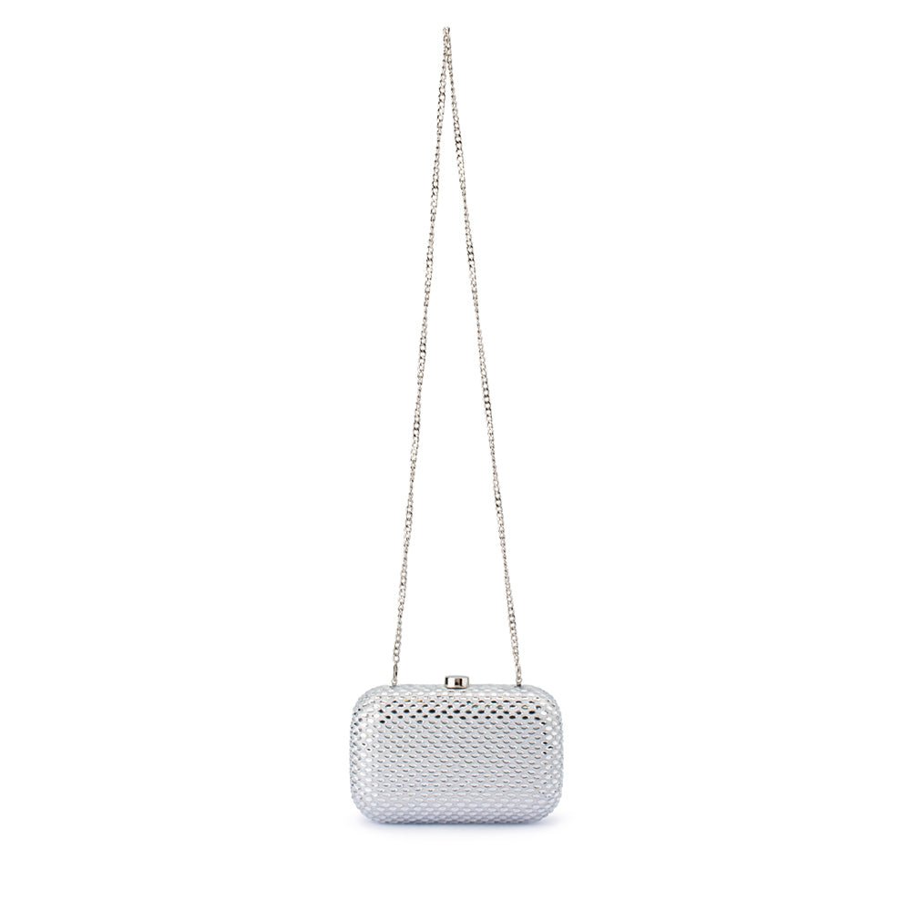 Olga Berg BROOKS Hotfix Clutch (Silver)