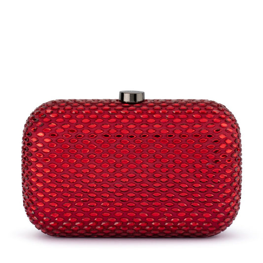Olga Berg BROOKS Hotfix Clutch (Burgundy)