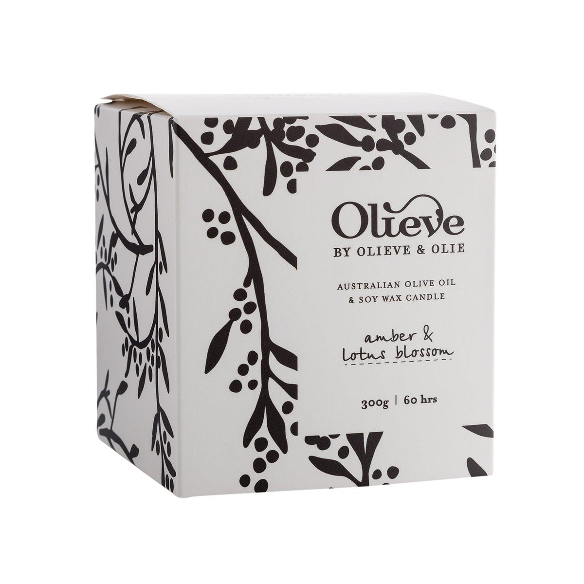 Olieve & Olie Soy Wax Candle Amber & Lotus (Assorted)