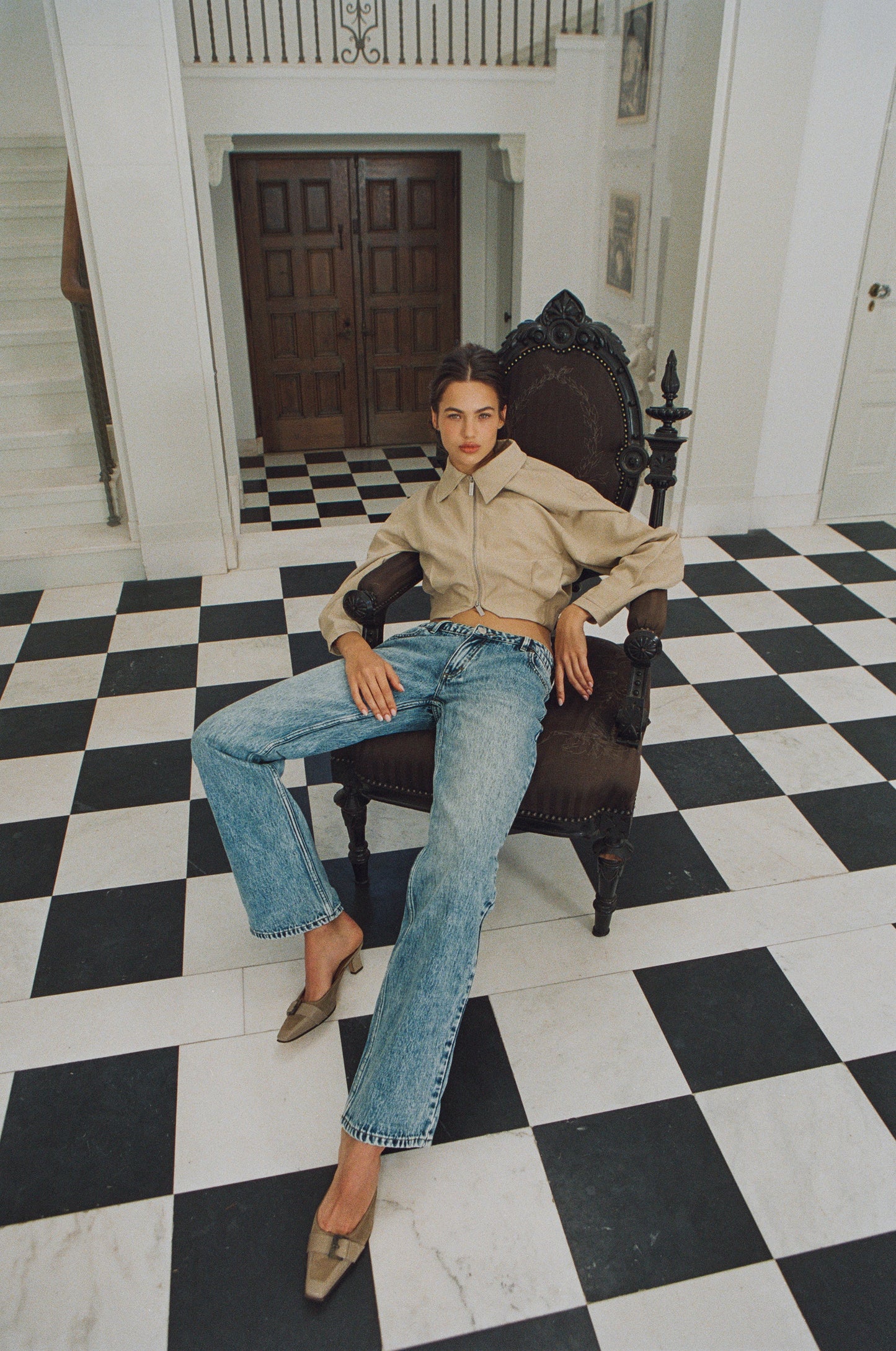 Image of Jeans. Product name - Cameron Jeans in Light Wash colour by brand - With Jéan