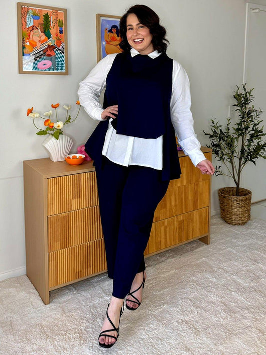 Clarity C CAMERON LAYER TOP (Navy)