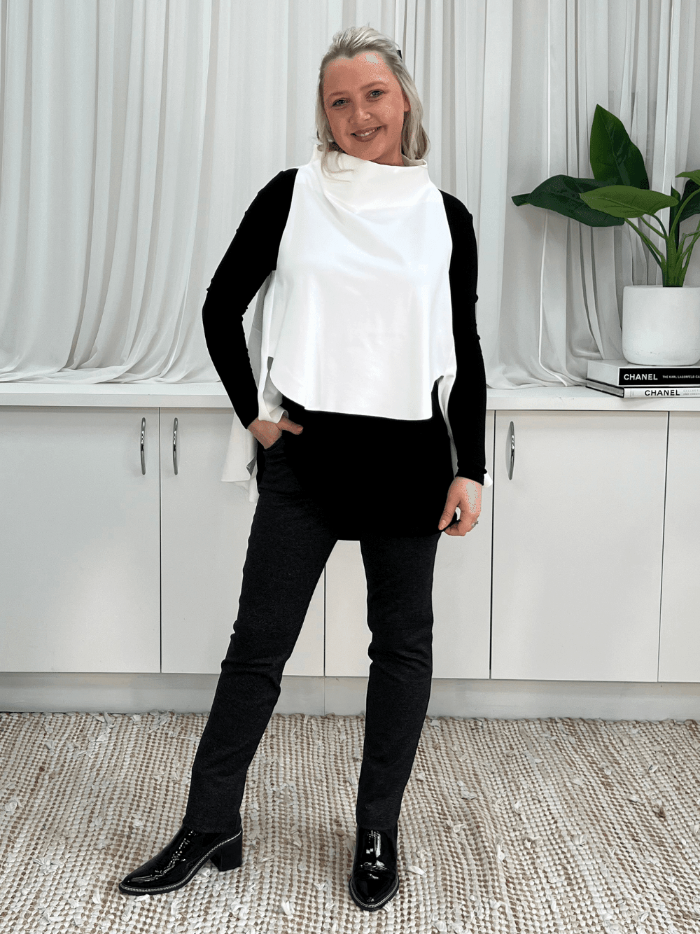 Clarity C CAMERON LAYER TOP (White)