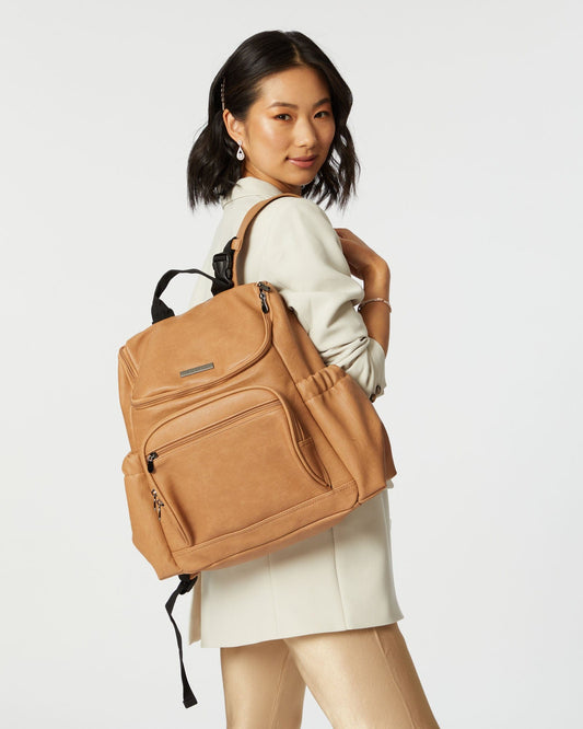 Image of Bags. Productname: Colette Caramel Baby Bag Backpack in Caramel colour by brand - Colette