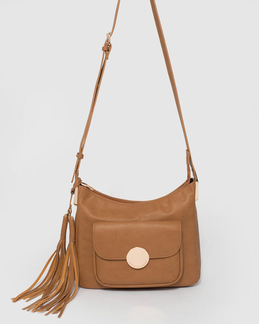 Colette Hadley Crossbody Bag (Caramel)