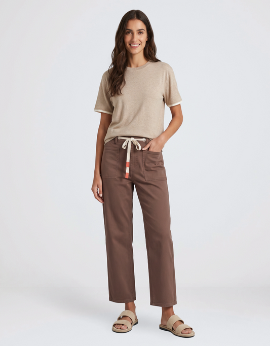 Monaco Carter Barrel Jeans (Chocolate)