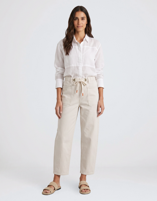 Monaco Carter Barrel Jeans (Sand)