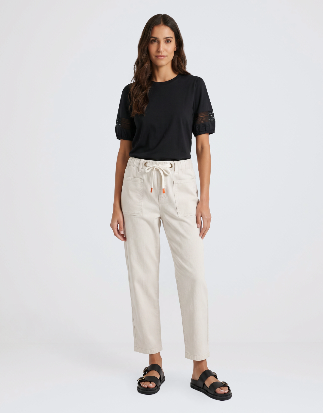 Monaco Carter Barrel Jeans (Sand)