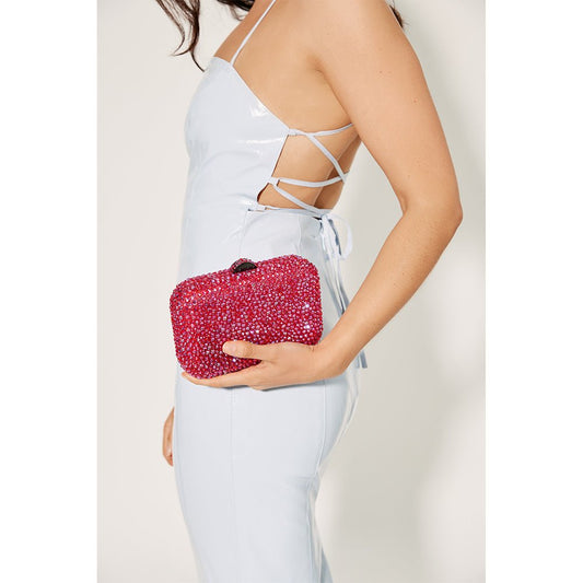Image of Bags. Productname: CASEY Hot Fix Clutch in colour by brand - Olga Berg