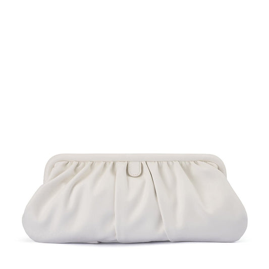 Image of Bags. Productname: CATHERINE Gathered Clutch in Red colour by brand - Olga Berg