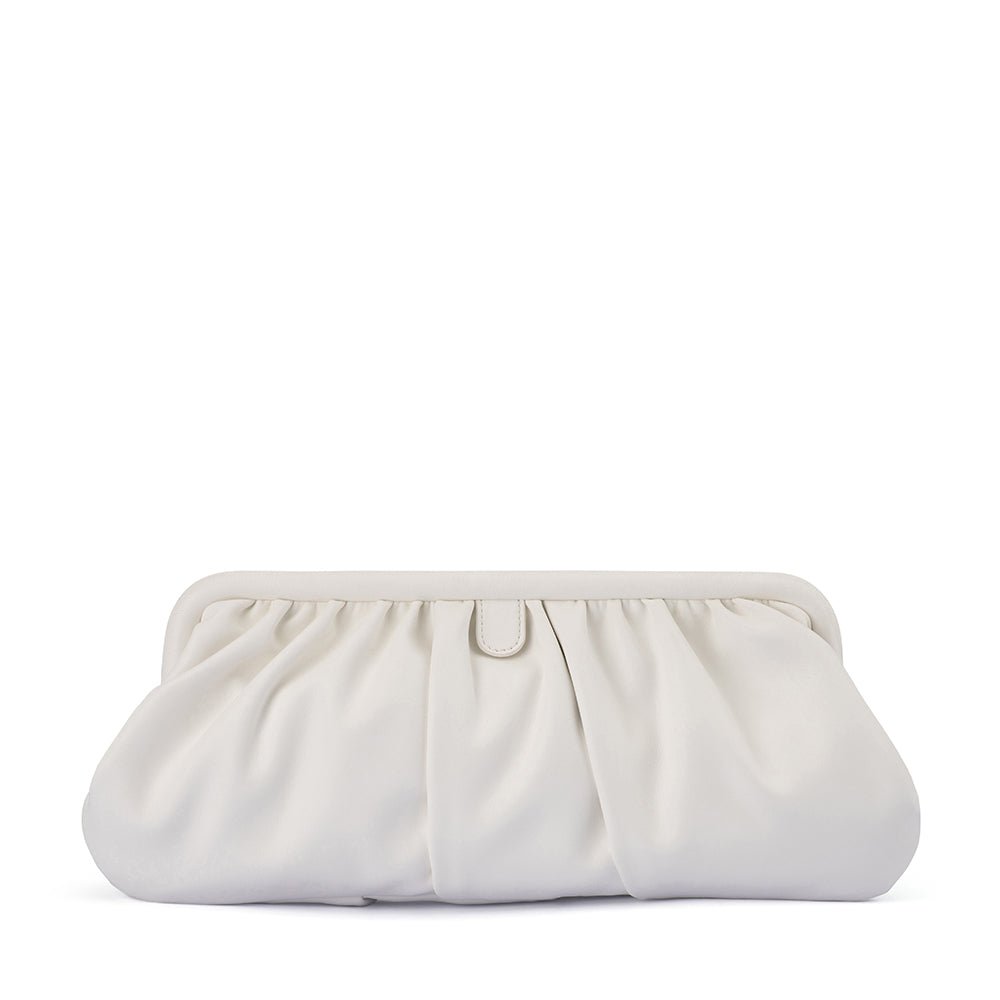 Olga Berg CATHERINE Gathered Clutch (Red)