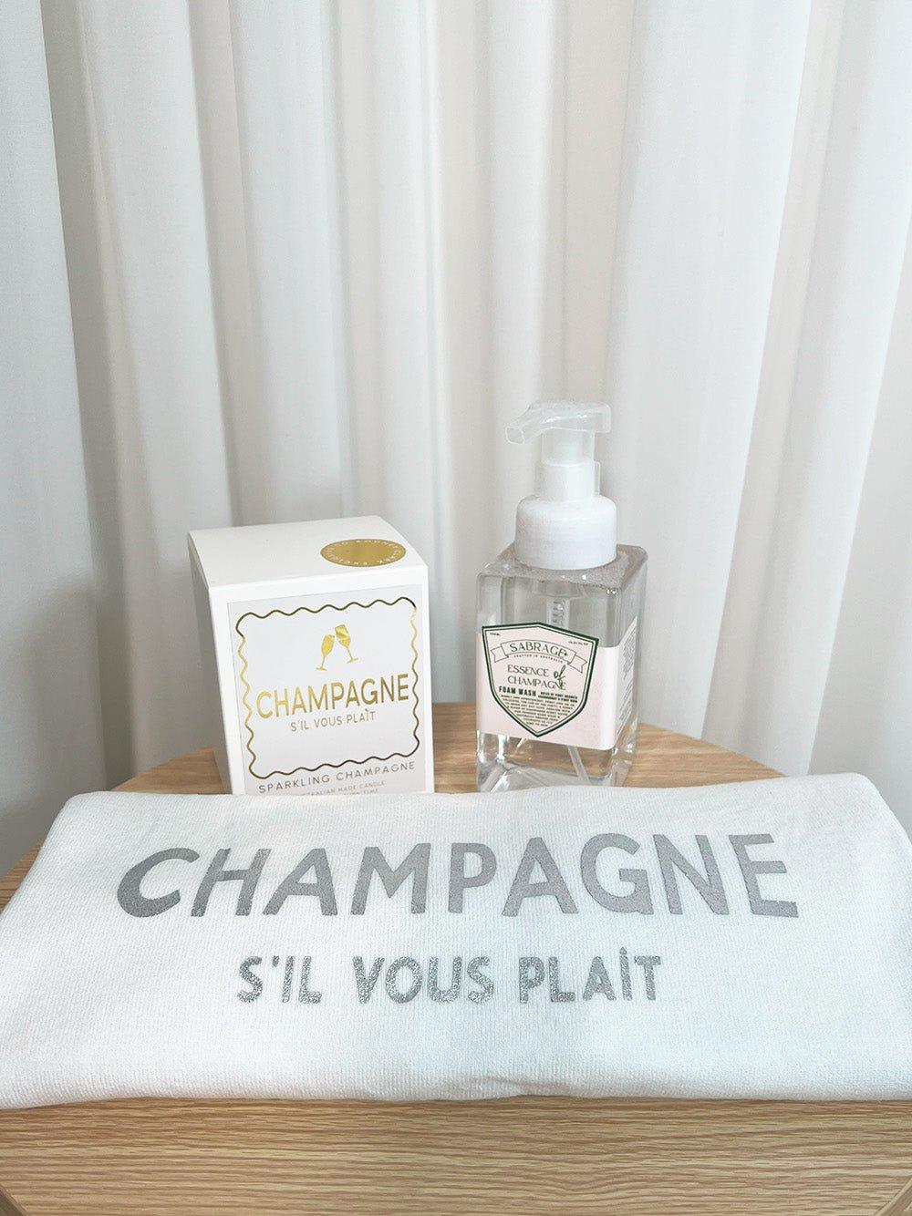 Cedargris Champagne S'il Vous Plait Candle (Gold)