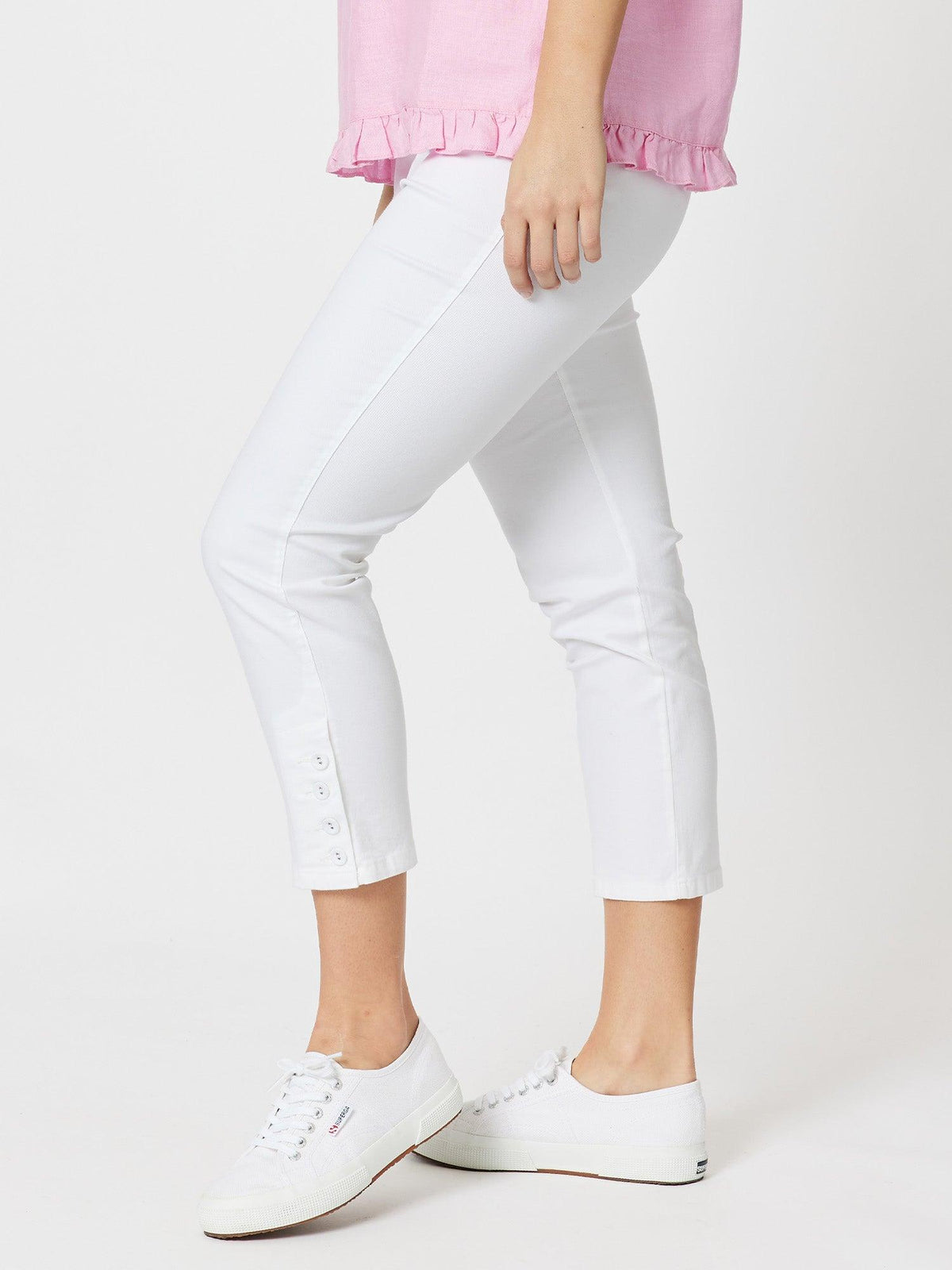 Gordon Smith Stretch Twill Pant (White)
