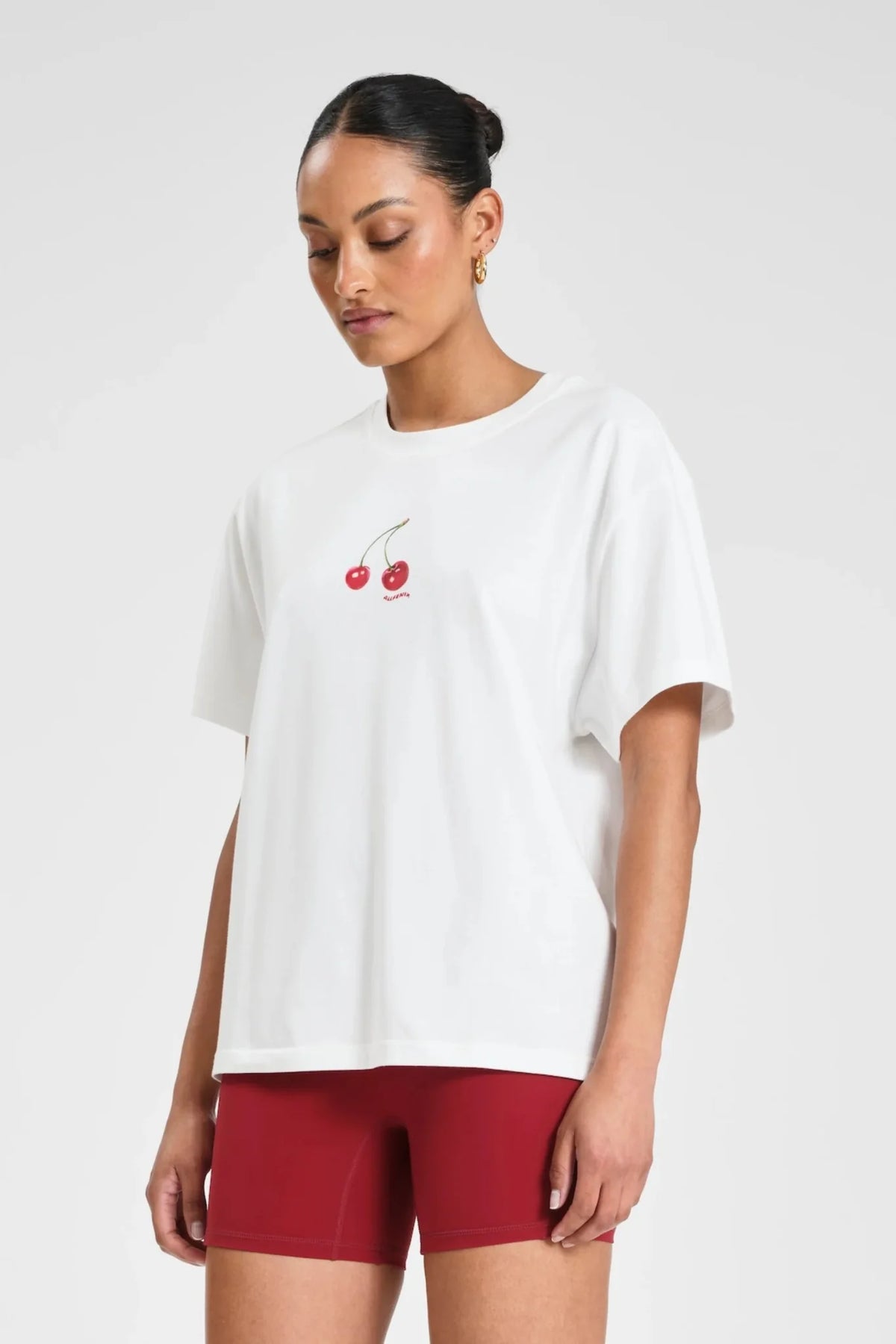 Cherry Tee (White)
