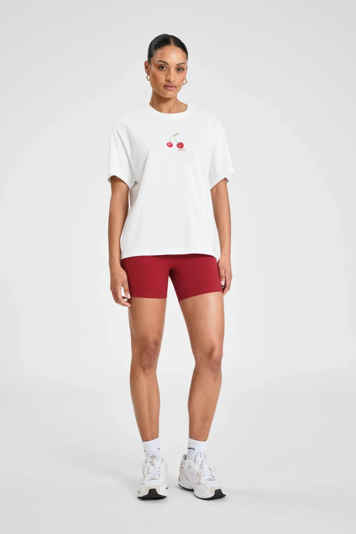 Cherry Tee (White)