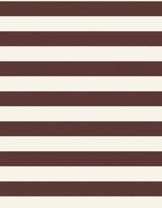 White & Co. Relaxed Tee (Chocolate/Ecru)