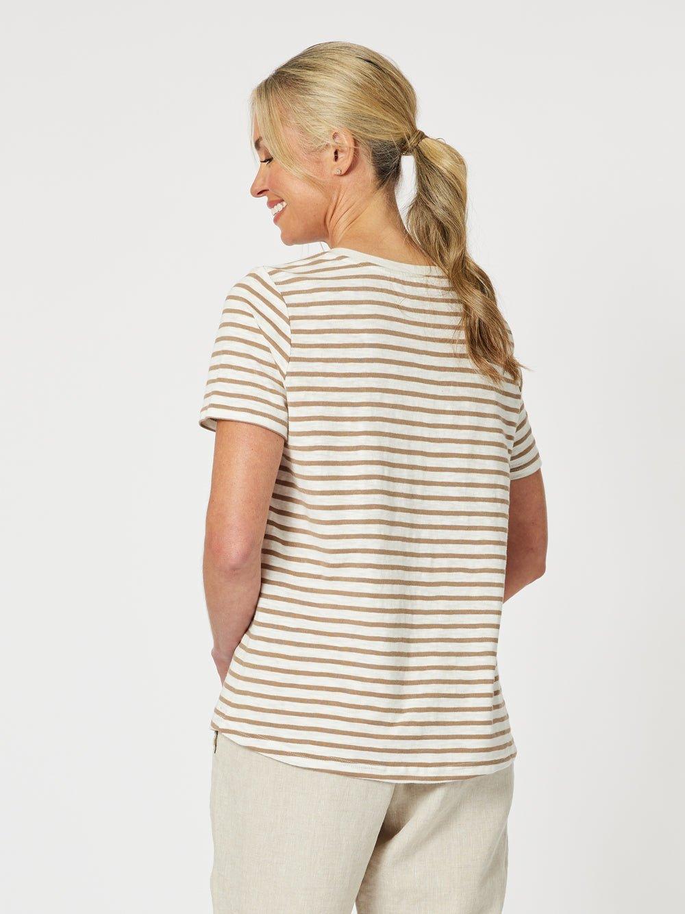Gordon Smith Classic Stripe Tee (Natural)