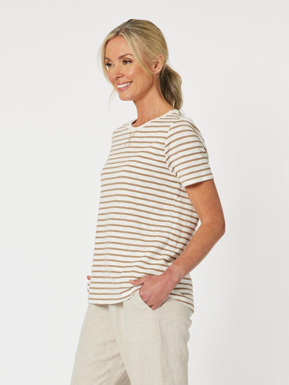 Gordon Smith Classic Stripe Tee (Natural)