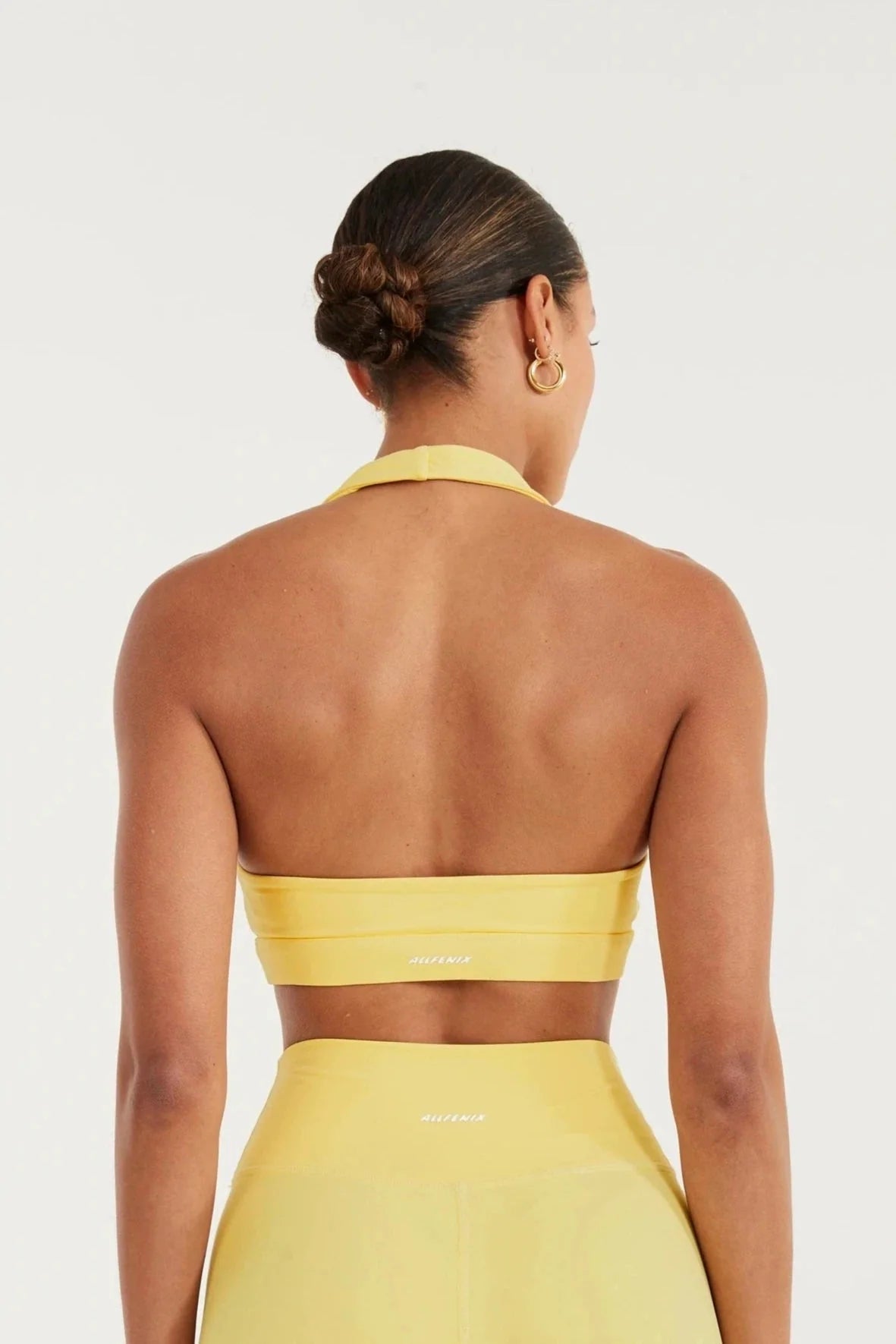 ALLFENIX CloudCore Halter Sports Bra (Yellow)