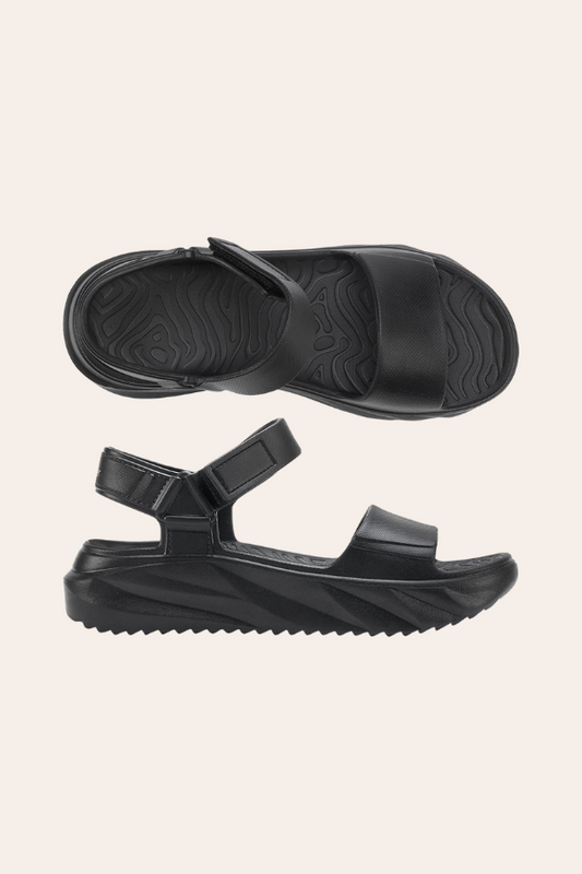 Image of Sandals. Productname: Cloudnine Sandals Black in Black colour by brand - Kabana