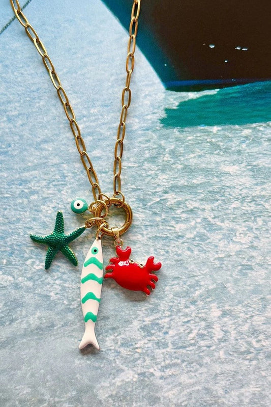 Betty Basics Mediterranean Treasure Necklace (Gold)