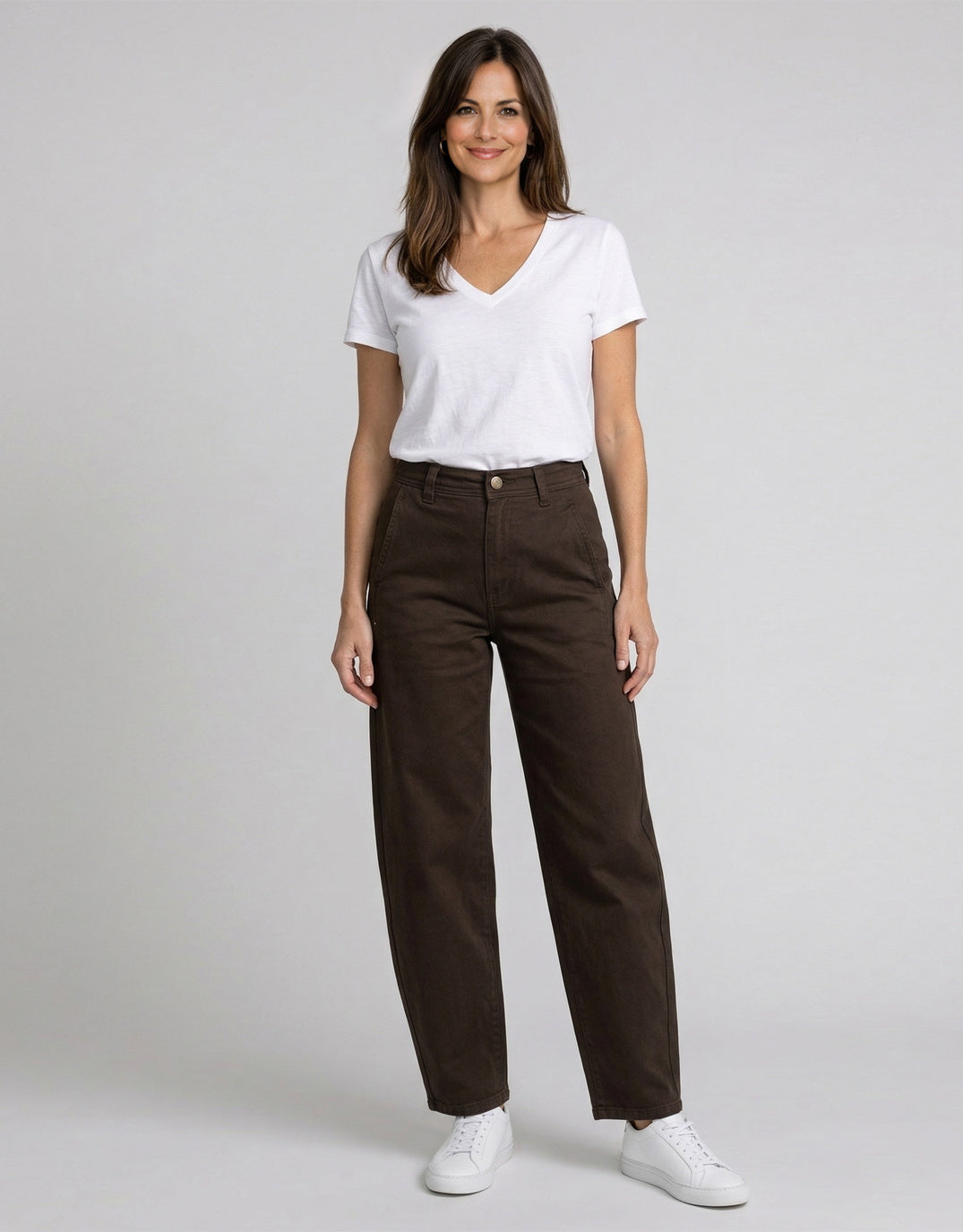 Country Denim Piper Barrel Jeans (Chocolate)