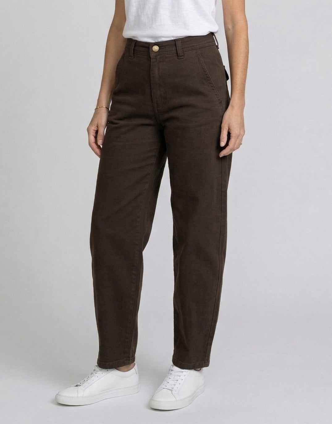Country Denim Piper Barrel Jeans (Chocolate)