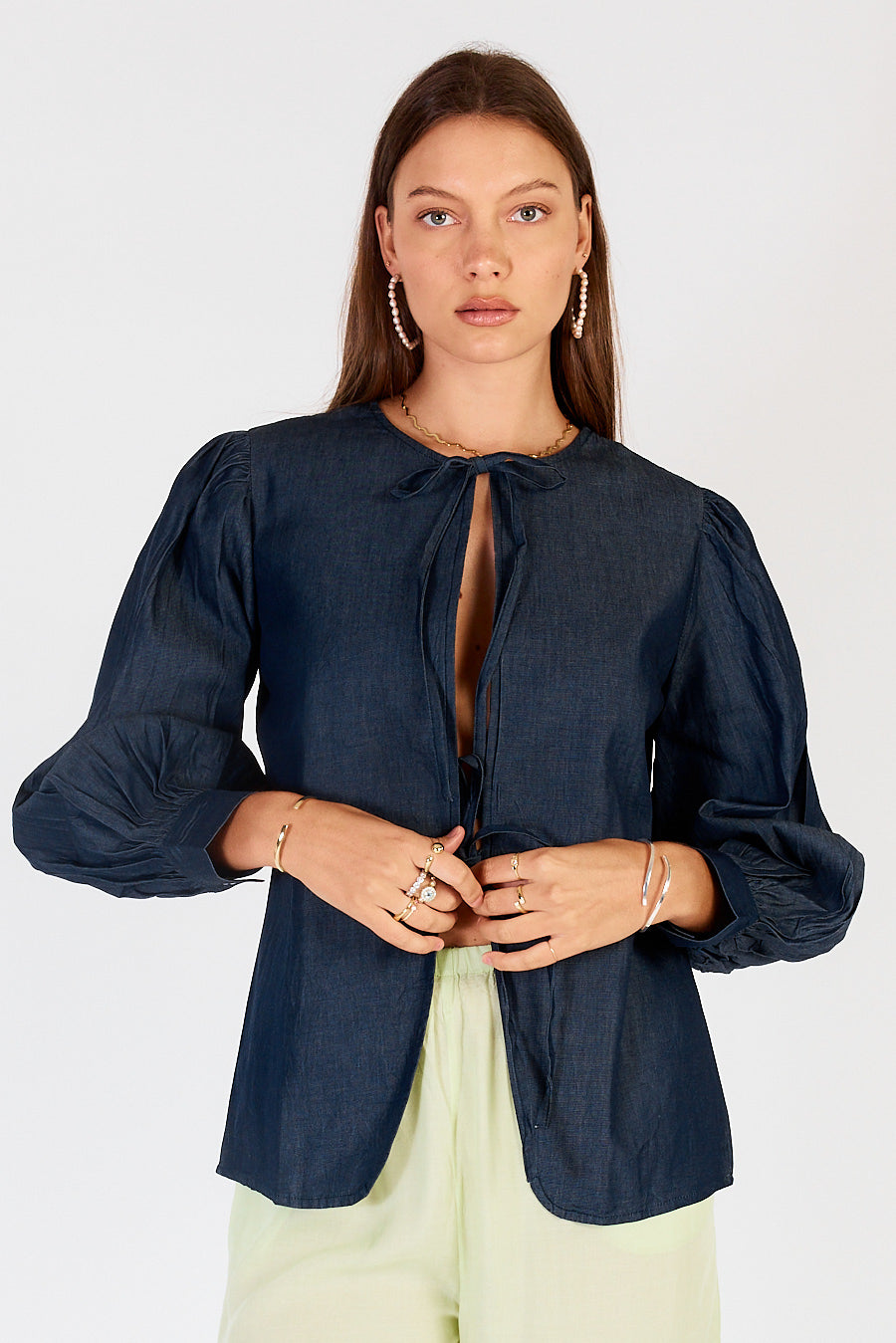Cowgirl Surfer Cowgirl Sufer Ceto Tie Top (Jacket)