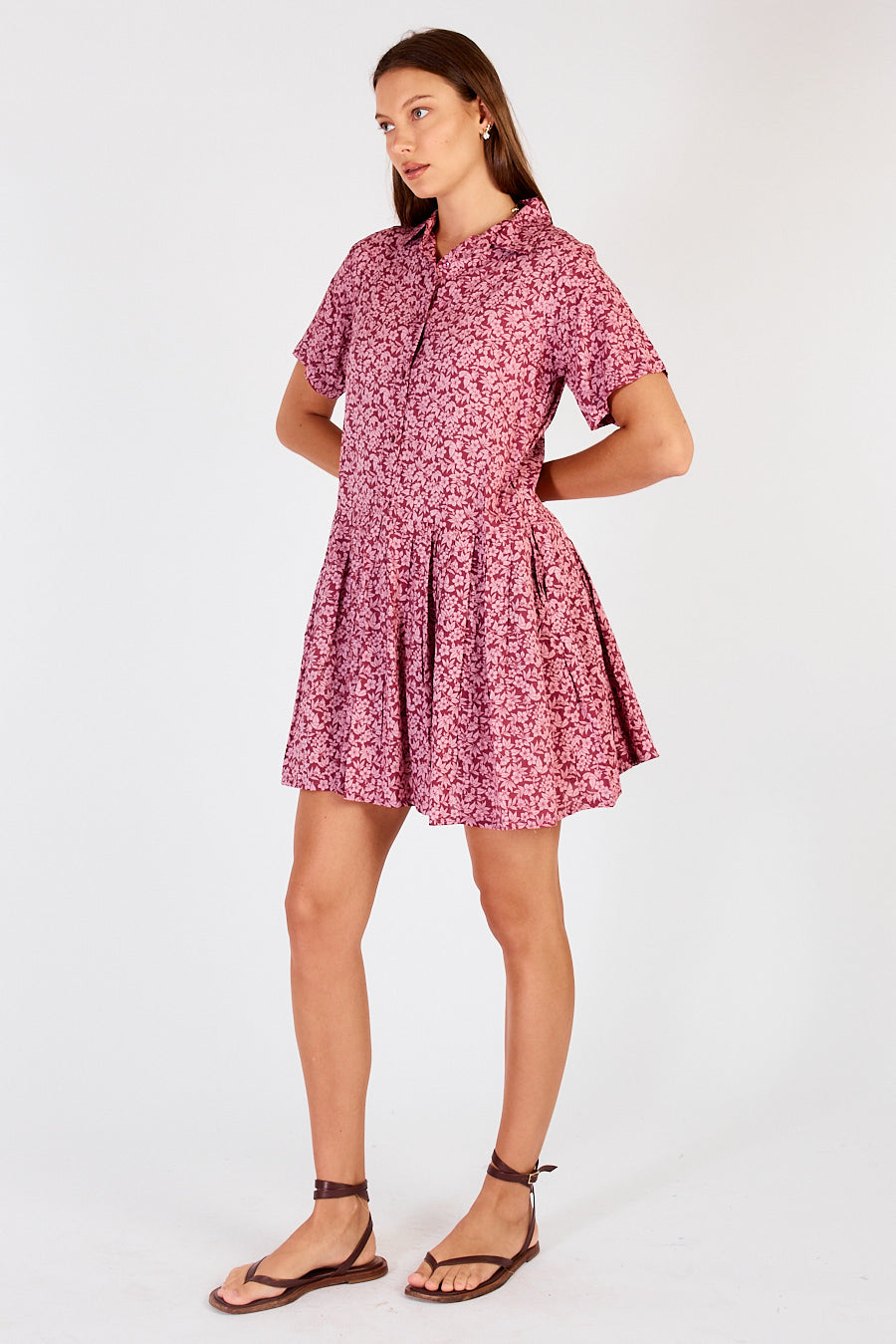 Cowgirl Surfer Gardem Pleated Mini (Pink)