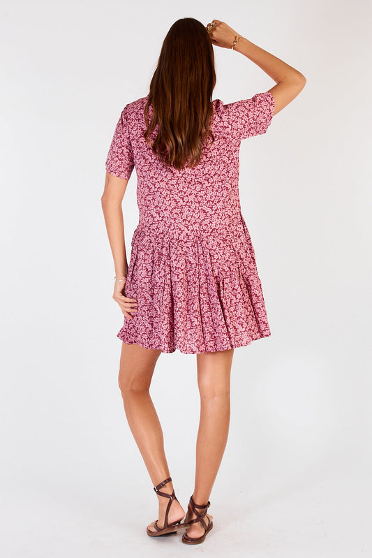 Cowgirl Surfer Gardem Pleated Mini (Pink)