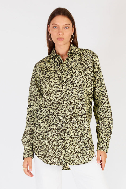 Image of Shirts. Productname: Cowgirl Surfer Gardem Shirt Green in Green colour by brand - Cowgirl Surfer