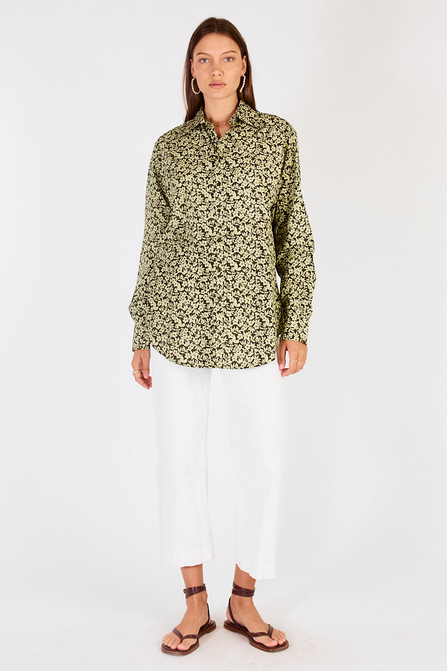 Cowgirl Surfer Gardem Shirt (Green)