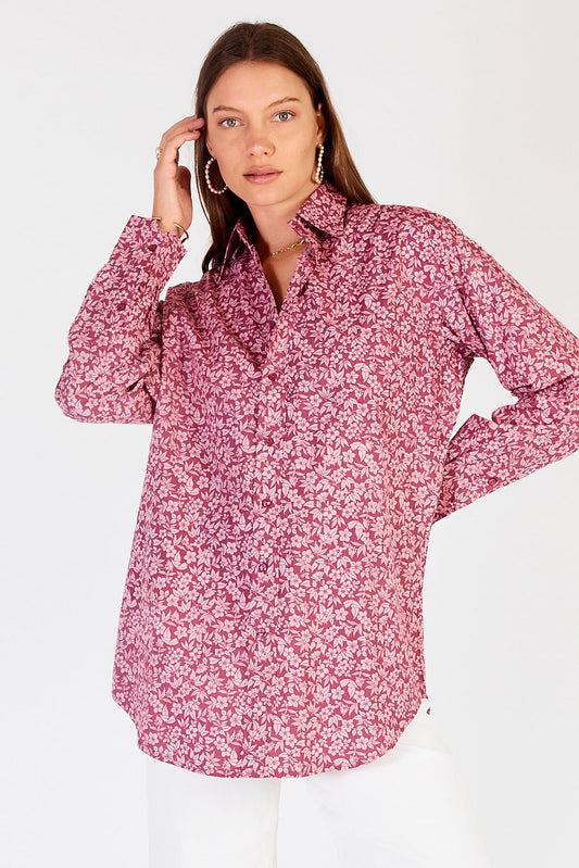 Image of Shirts. Productname: Cowgirl Surfer Gardem Shirt Pink in Pink colour by brand - Cowgirl Surfer