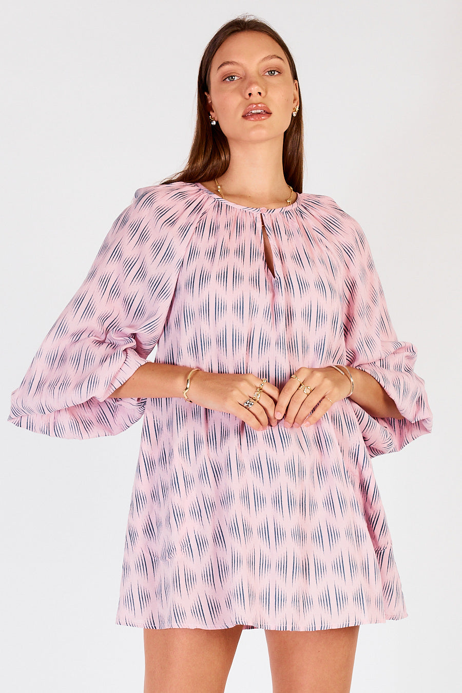 Image of Dresses. Productname: Cowgirl Surfer Mano Mini Musk in Musk colour by brand - Cowgirl Surfer