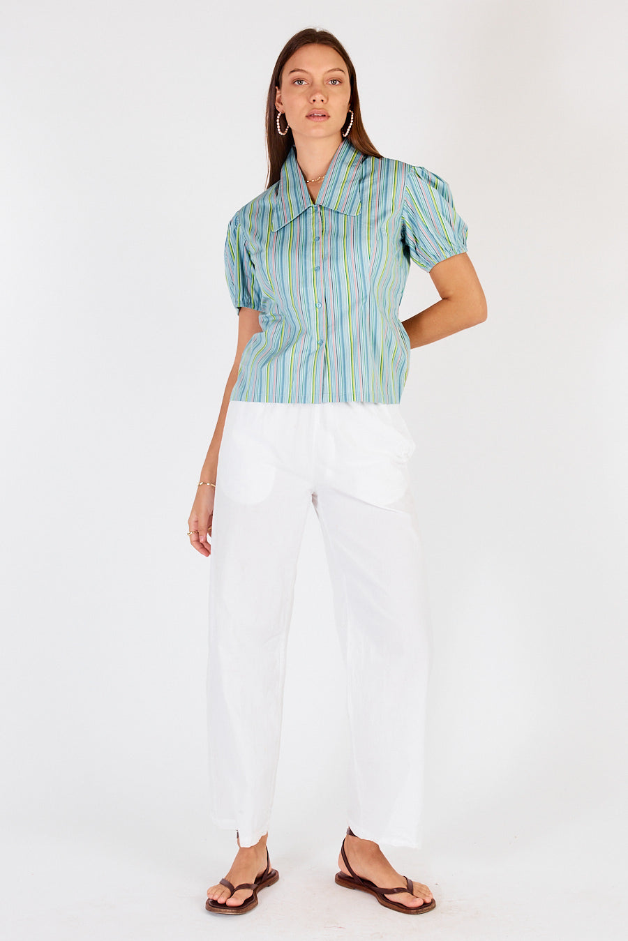 Cowgirl Surfer Pastille Top (Blue)